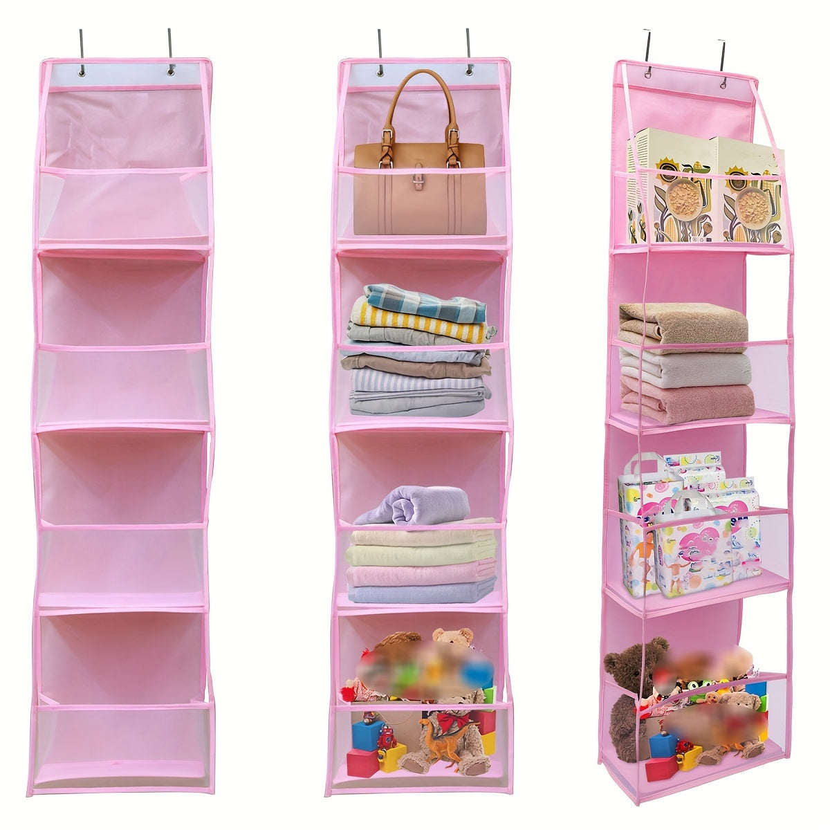 Over-the-Door Organizer - 4 Compartments | Breathable Storage Organizer