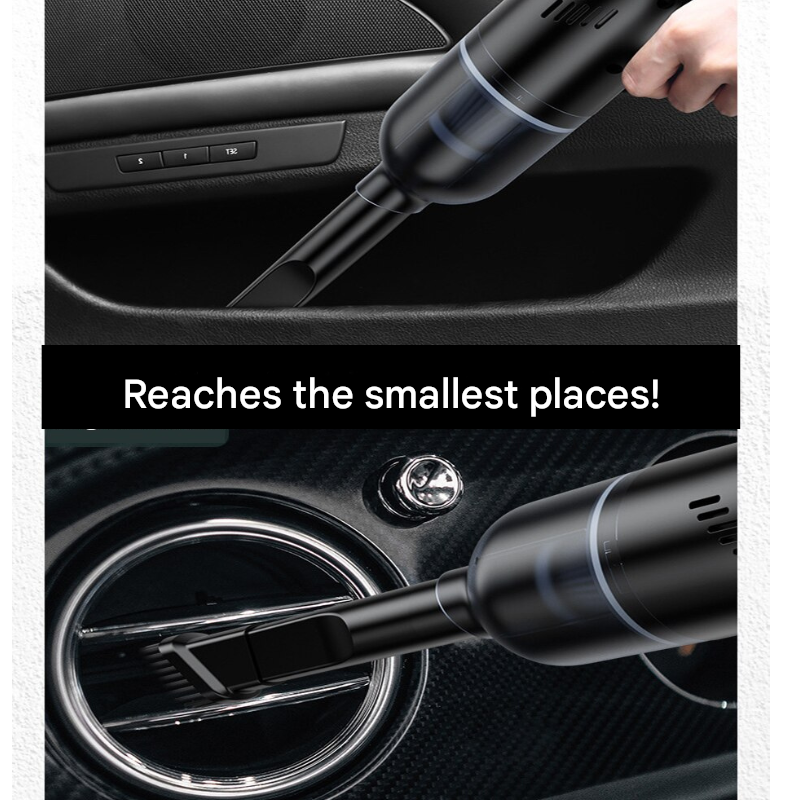 Portable Car Vacuum Cleaner | Lightweight, Low-Noise & Powerful