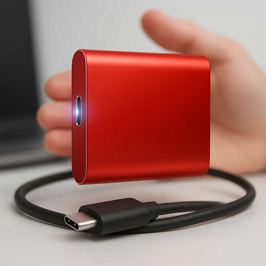 Portable External USB-C Solid State Drive (SSD)