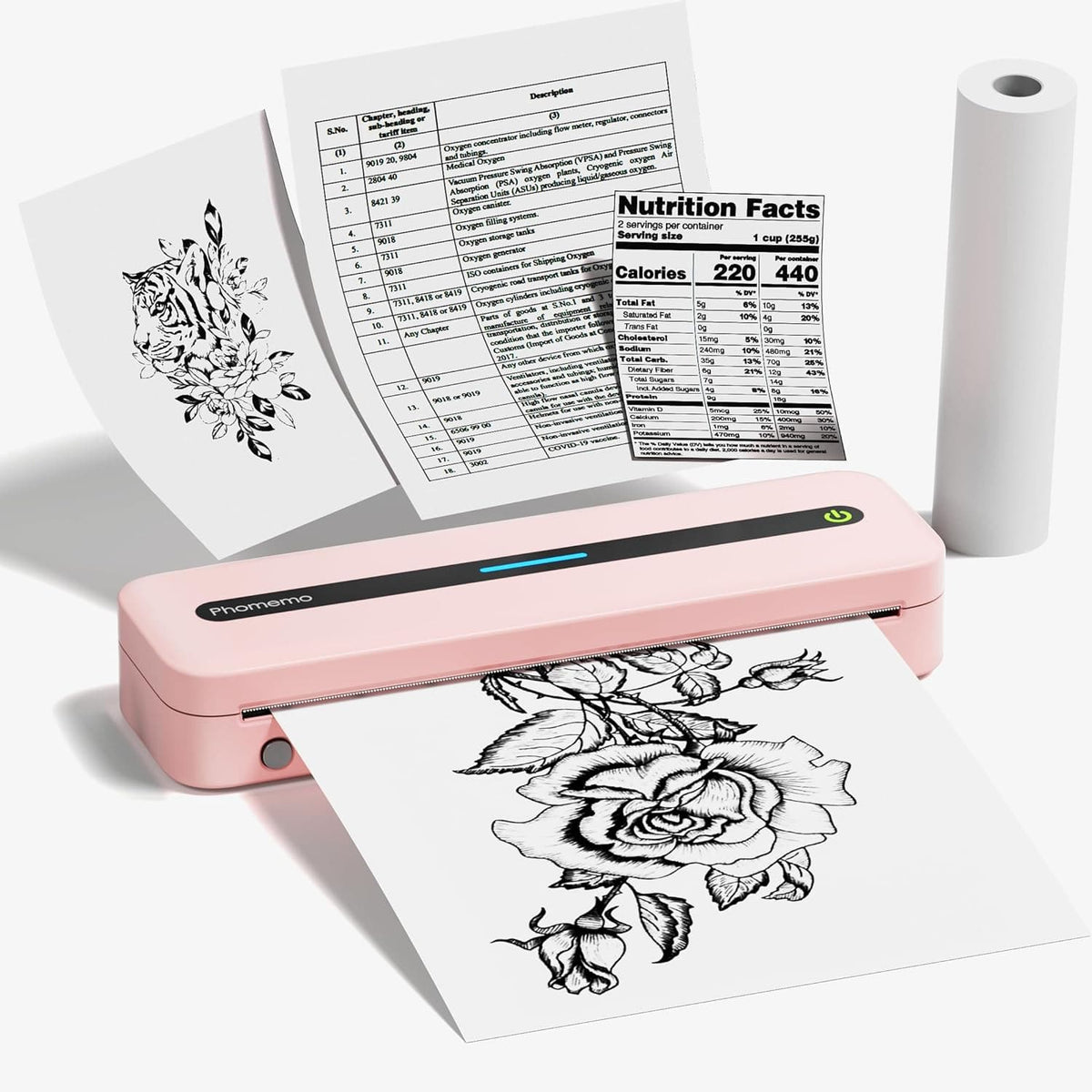 Portable Inkless Thermal Printer for Phone & Laptop
