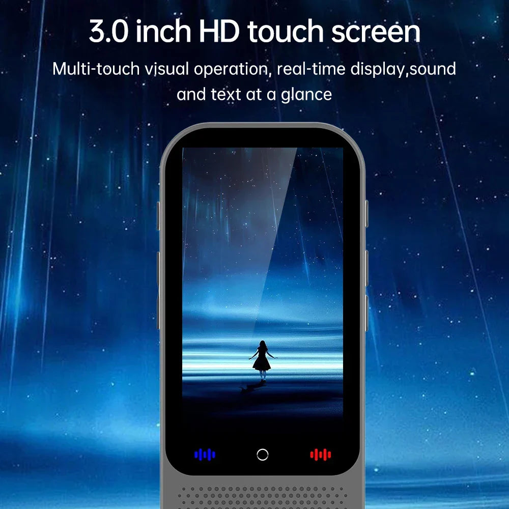 Portable Voice Translator with 138 Languages and Offline Support