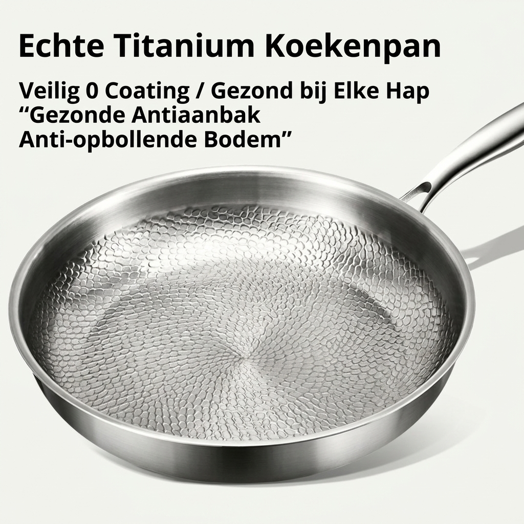 Premium Titanium Alloy Frying Pan
