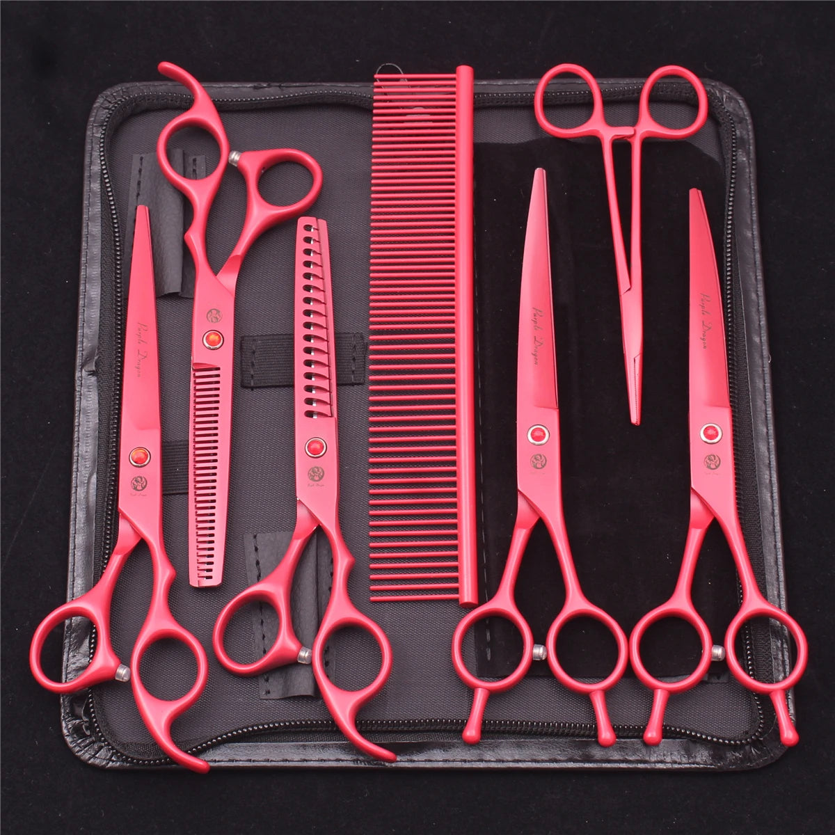 Professional Pet Grooming Scissors Set – Stainless Steel Tools