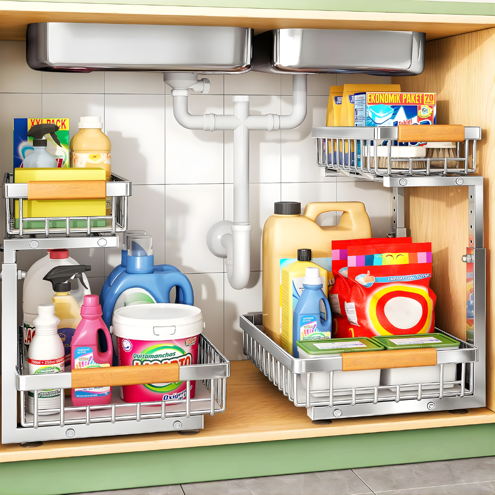Pull-Out Under-Sink Organizers