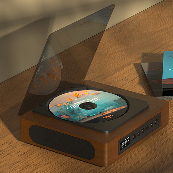 Retro CD Player with Bluetooth and FM Radio