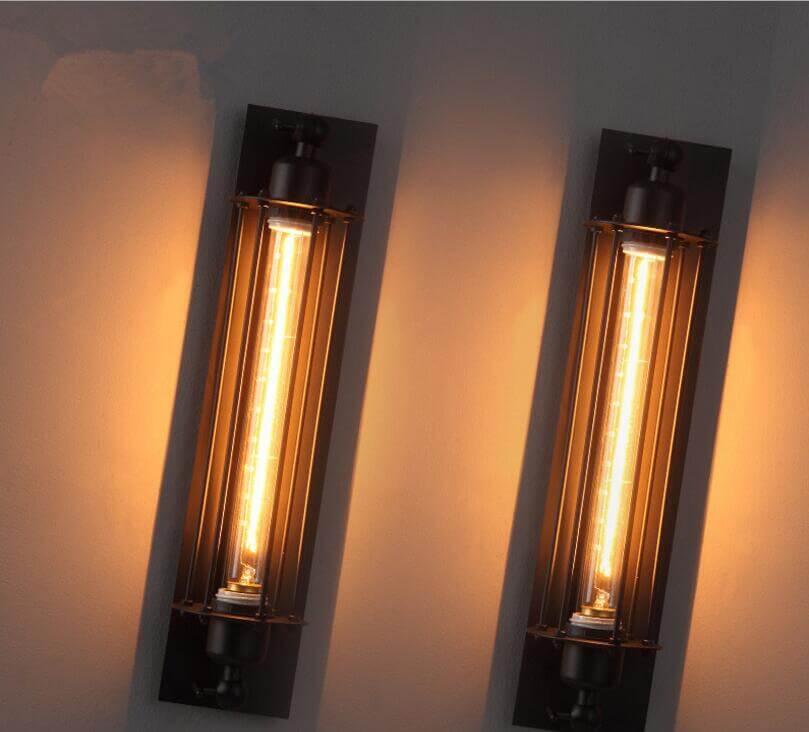 Retro E27 Industrial Wall Light | Classic Sconce with Modern LED Design for Home Decor
