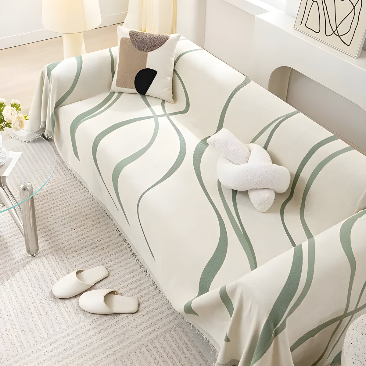 Reversible Sofa Throw - LuxeFlip