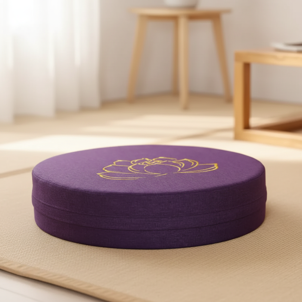 Round Firm Meditation Cushion