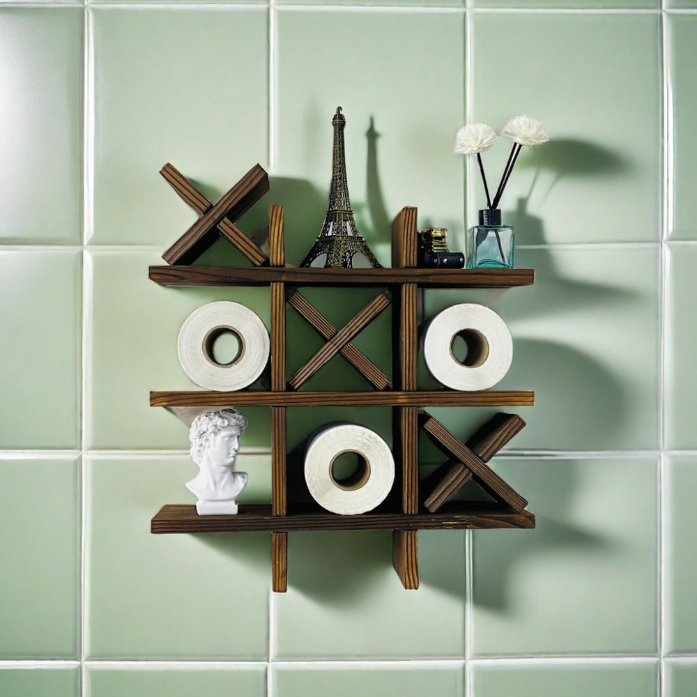 Rustic Wooden Wall Shelf