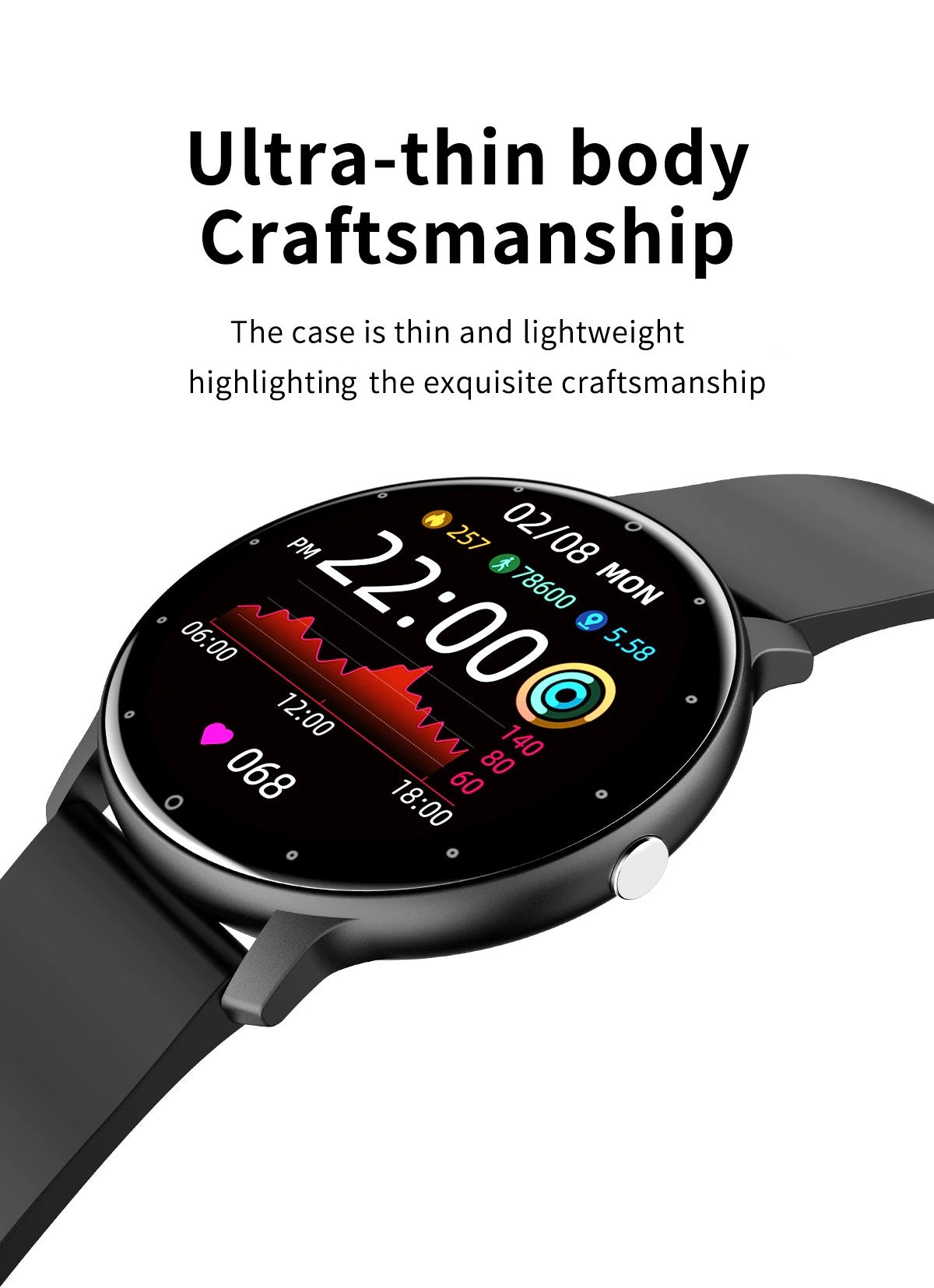 Slim Design Smartwatch for Men and Women