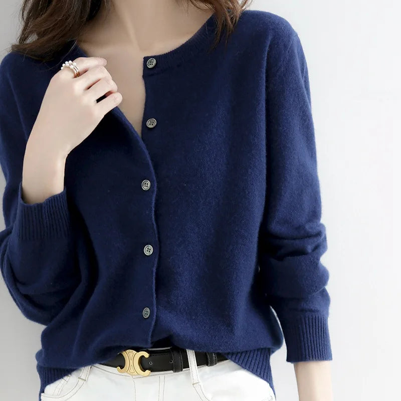 Soft Button-Up Cardigan