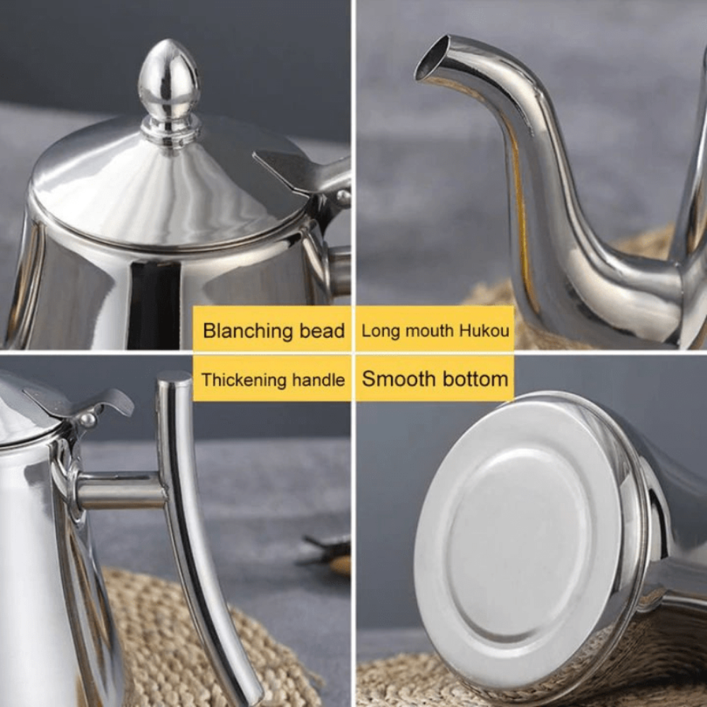 Stainless Steel Induction Kettle with Built-In Water Filter
