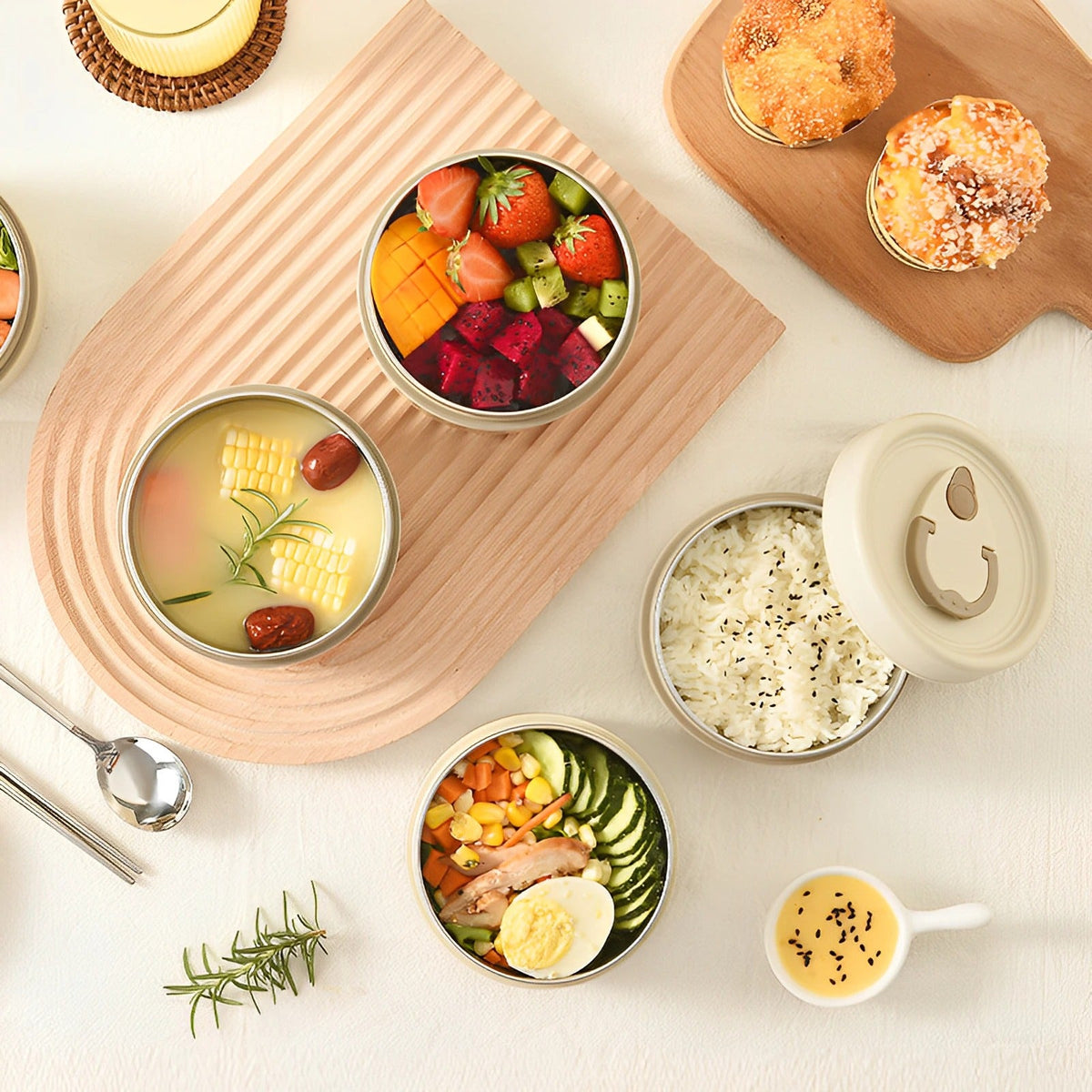 Thermal Lunch Box - Insulated Food Container - Practical & Safe