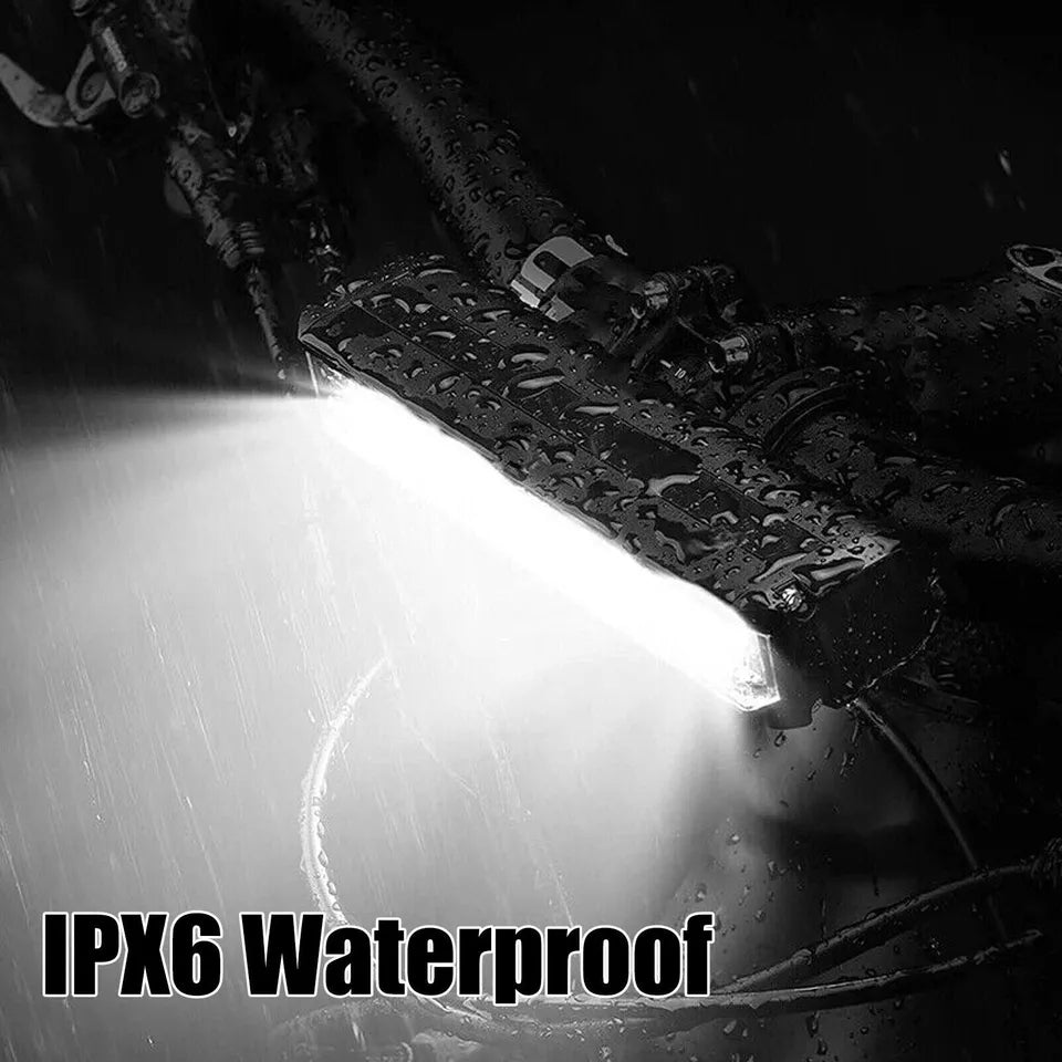 Ultra-Bright Waterproof LED Bike Light with Adjustable Brightness and Multiple Modes