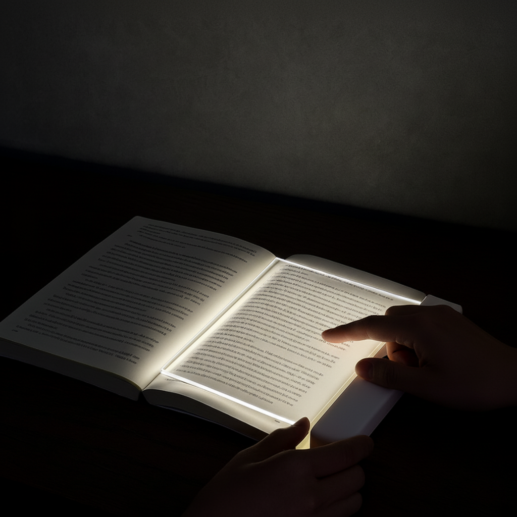 Ultra-Thin USB-Rechargeable LED Book Reading Light