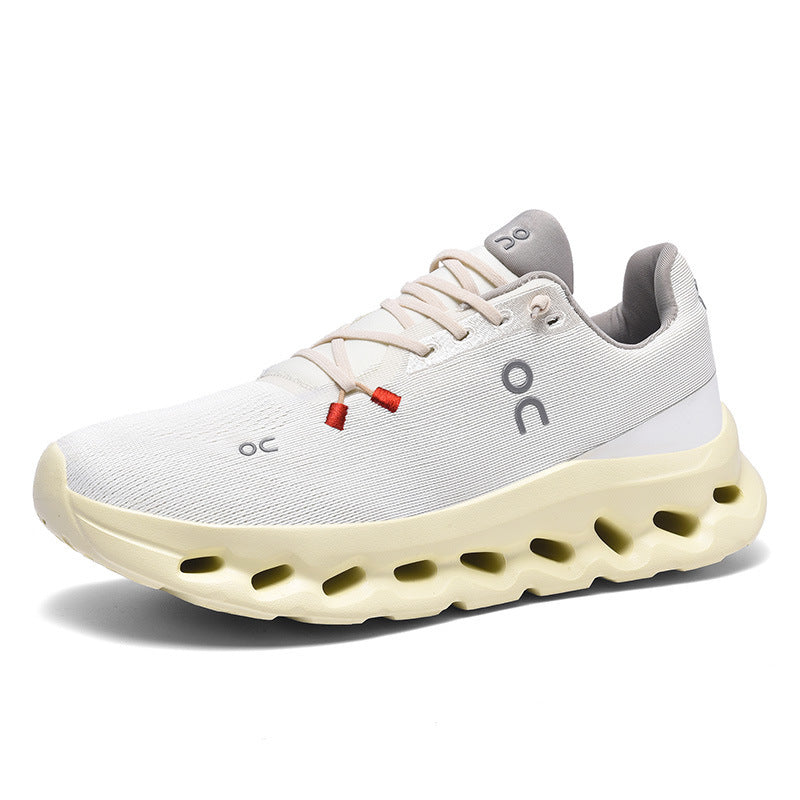 Unisex Lightweight Performance Running Shoes with Hollow Chamber Midsole and Seamless Upper