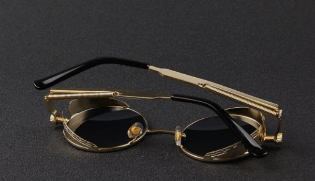 Unisex Retro Round Sunglasses with UV400 Protection
