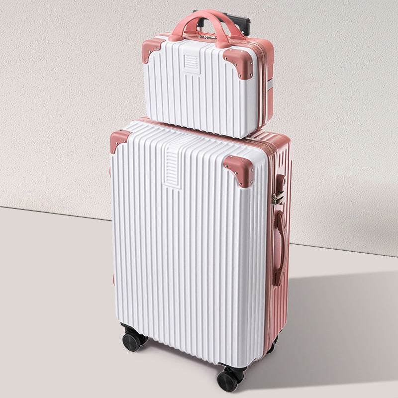 Unisex Textured Multi-Directional Spinner Luggage