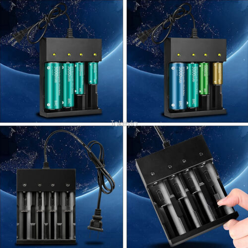 Universal Smart Charger for 18650 and 26650 Li-ion Batteries
