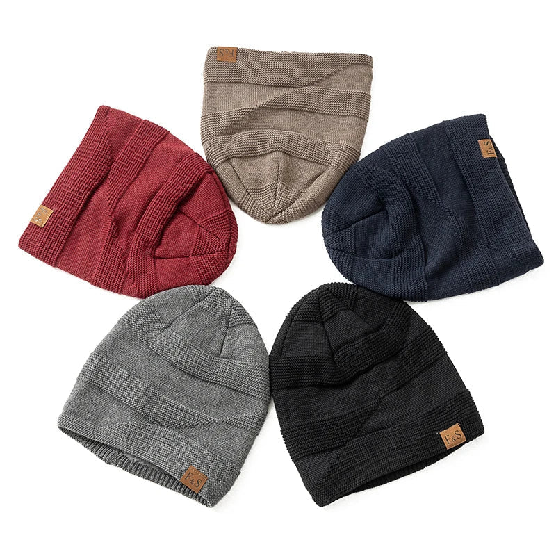 Warm Lined Winter Beanie