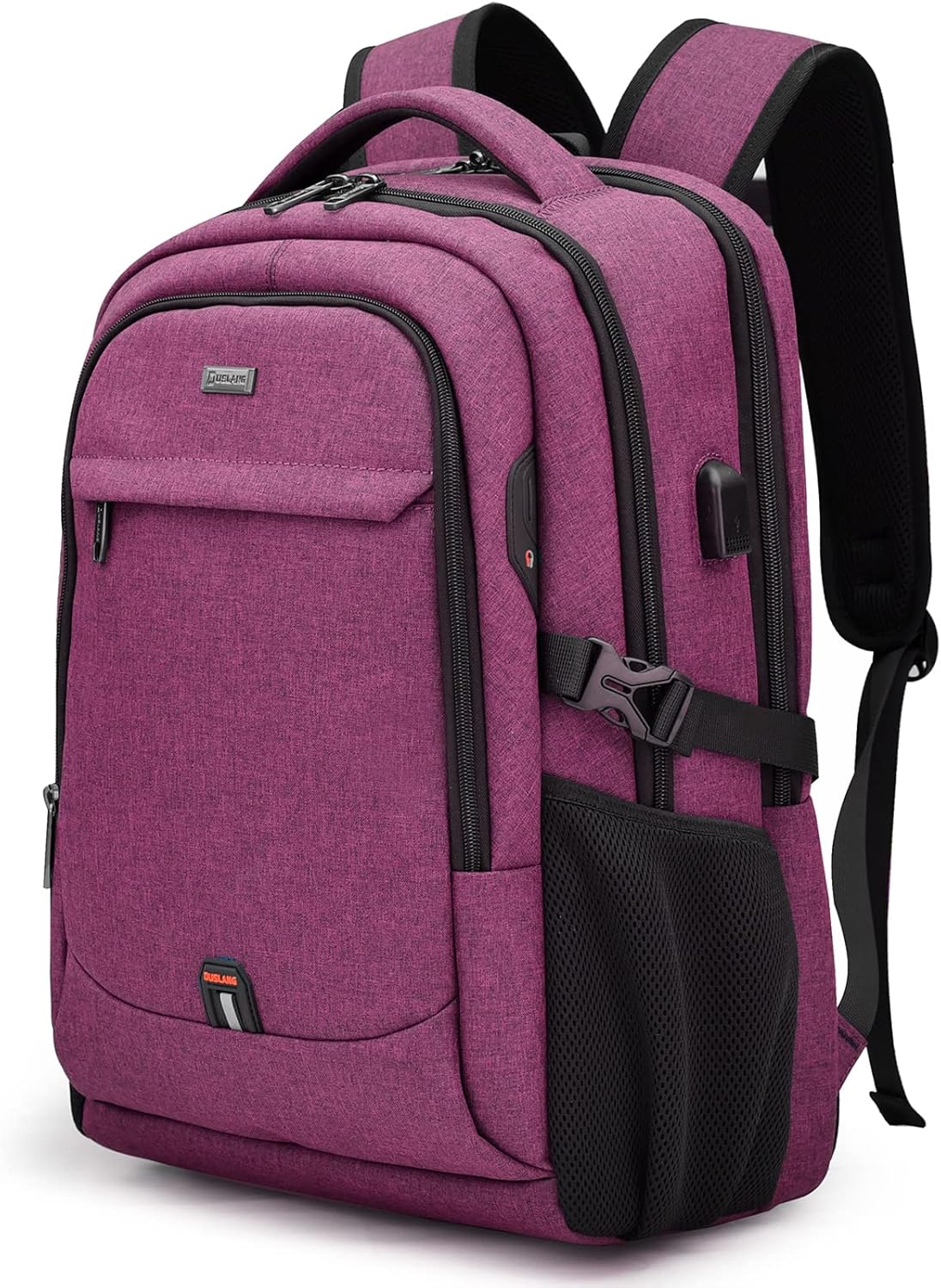 Waterproof Travel Laptop Backpack with USB Port and Organized Storage