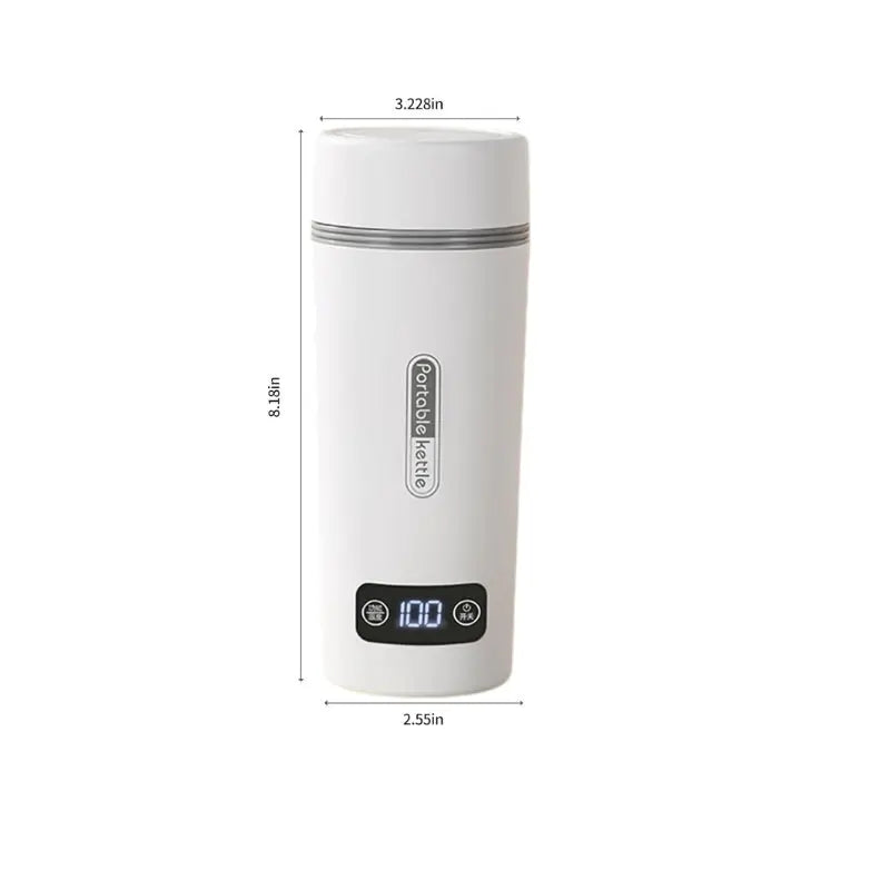 White 500ml Adjustable Temperature Kettle