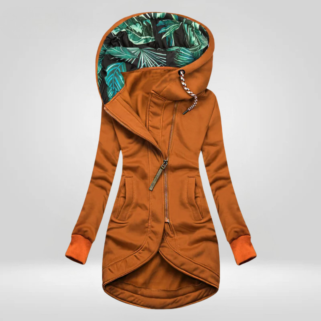 Women's Asymmetrical Hooded Jacket