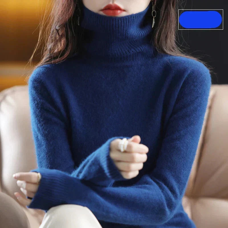 Women's Cold-Weather Turtleneck Sweater