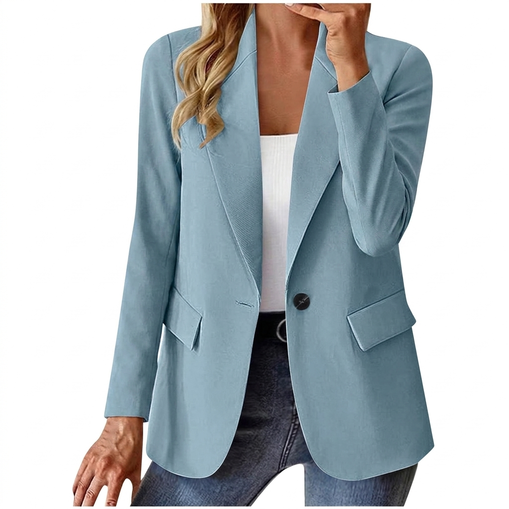 Women's Elegant Long-Sleeve Blazer