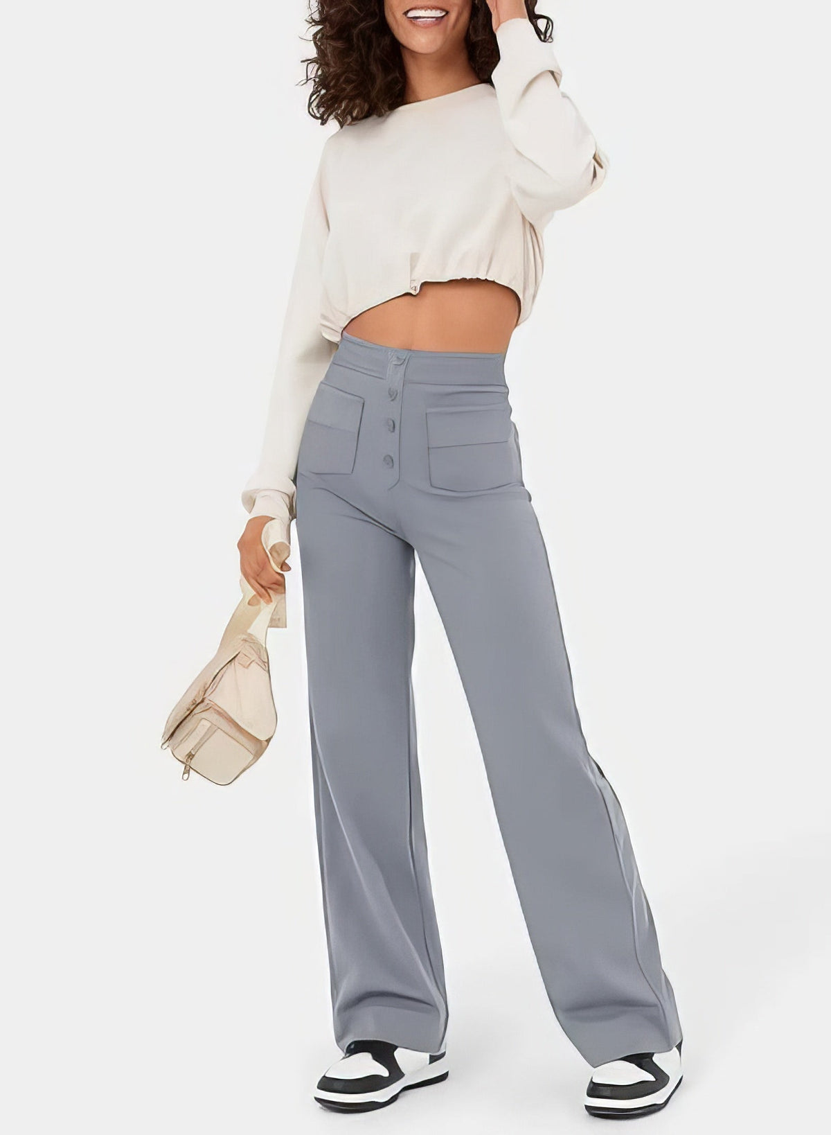 Women's High-Waisted Pants