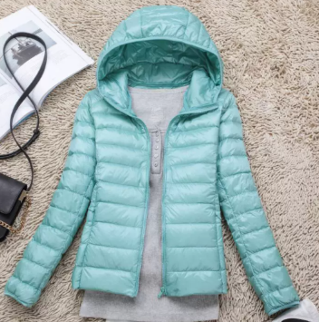 Women's Lightweight Hooded Padded Jacket