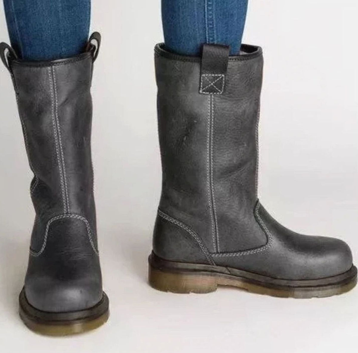 Women's Mid-Calf Lined Pull-On Boots