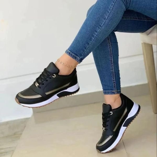 Women's Orthopedic Walking Sneakers with Memory Foam Sole