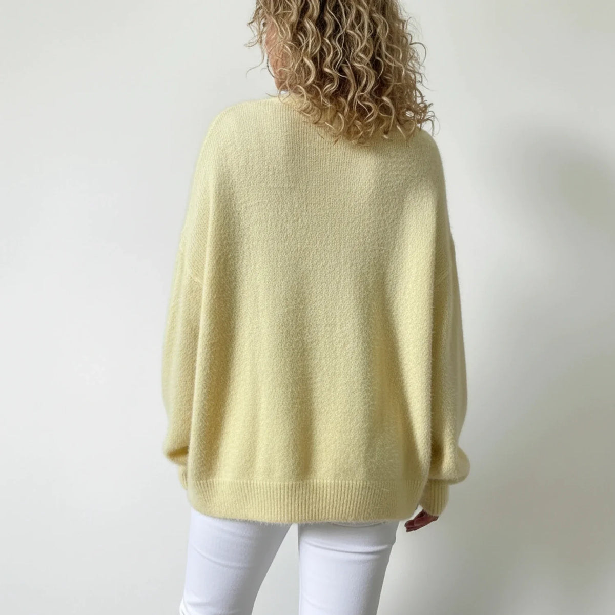 Women's Oversized Button-Front Winter Cardigan