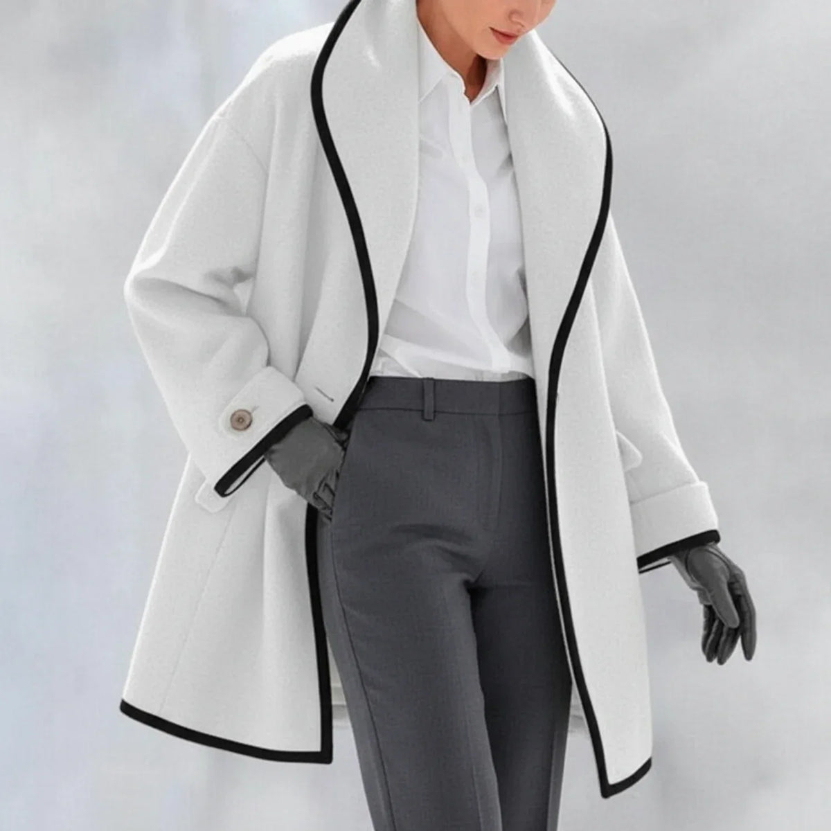 Women's Oversized Collar Jacket