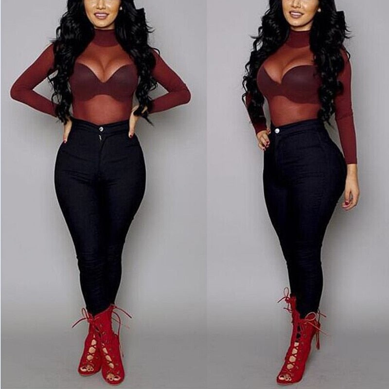 Women's Sexy & Elegant Sheer Top