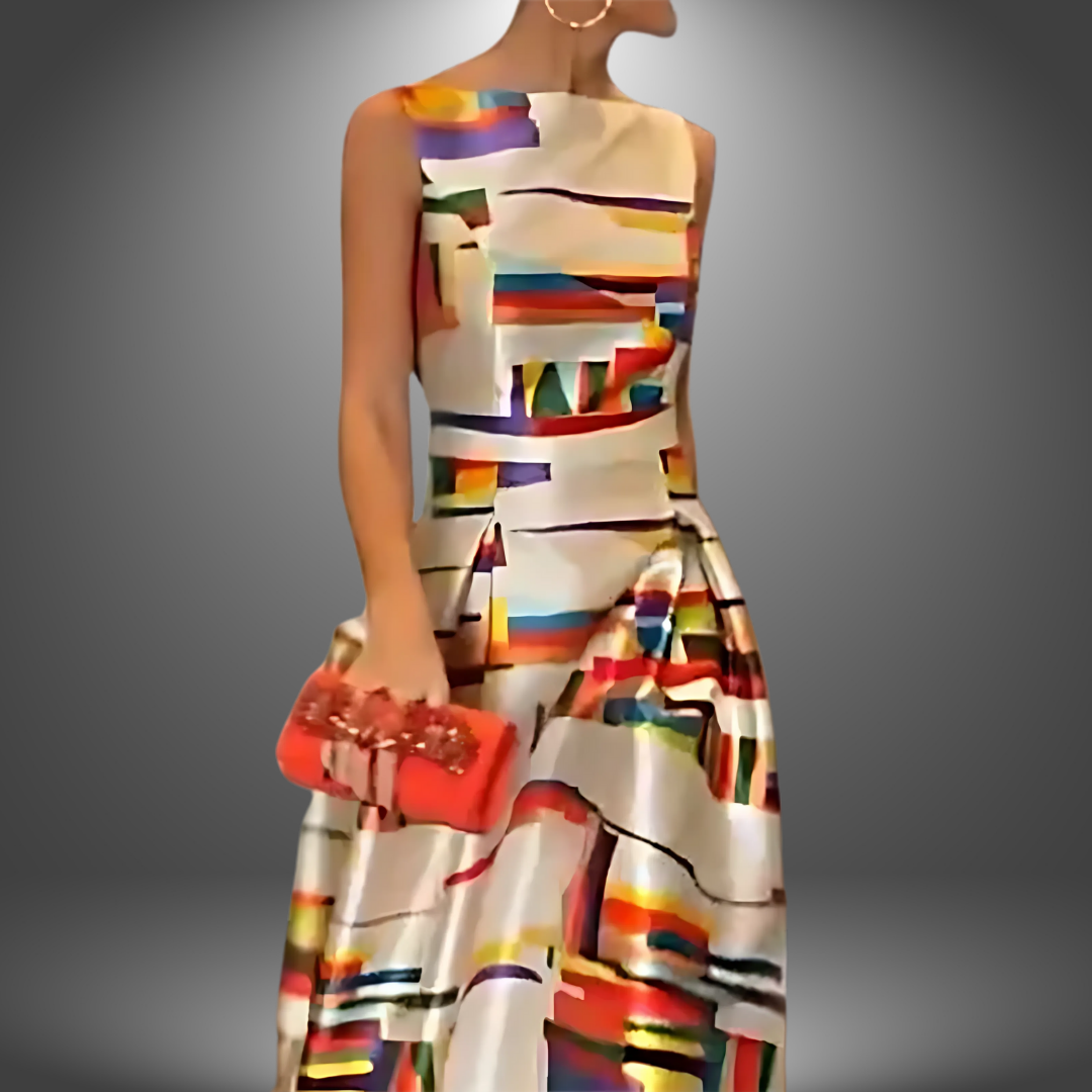 Women's Sleeveless A-Line Maxi Dress