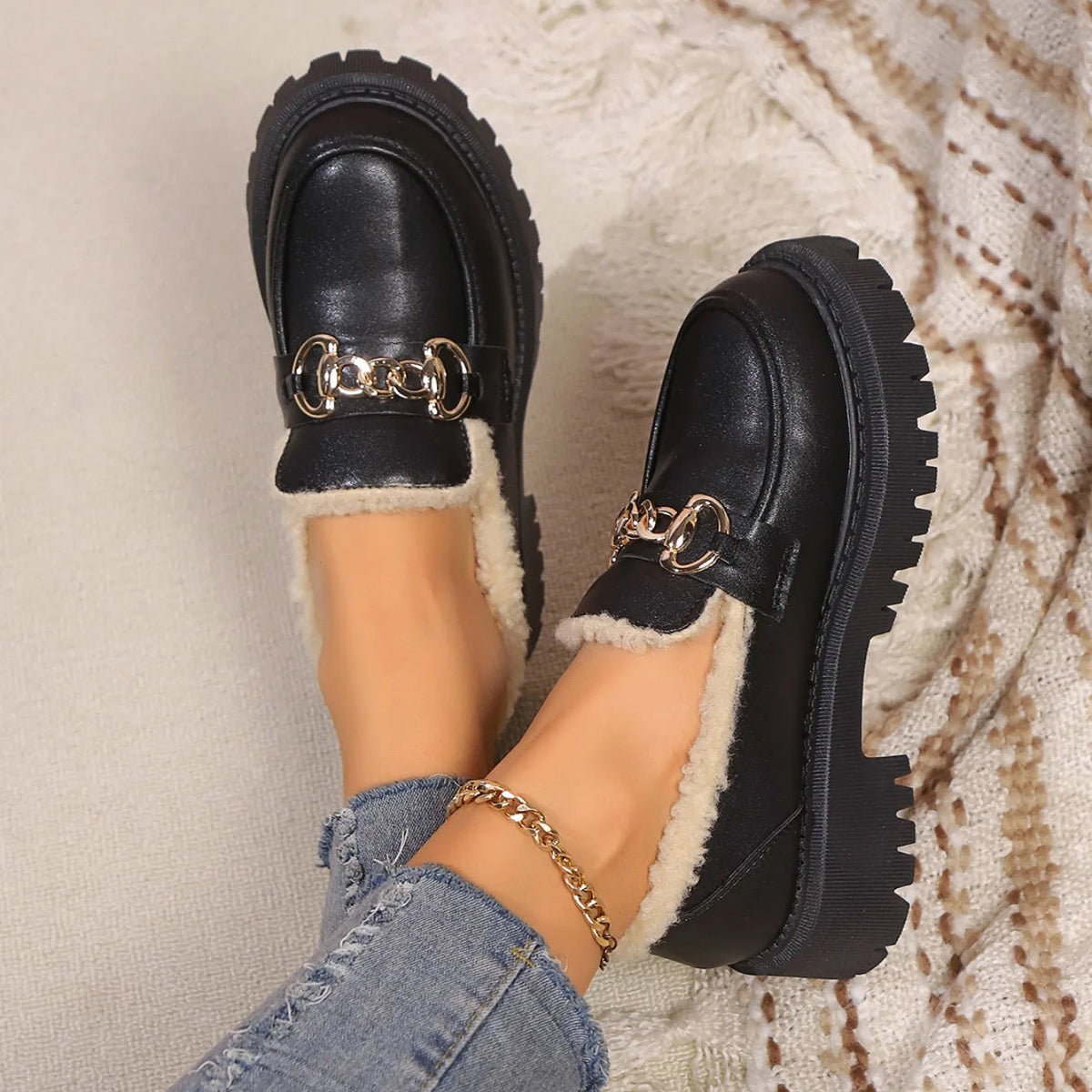 Women's Slip-On Chunky Loafers