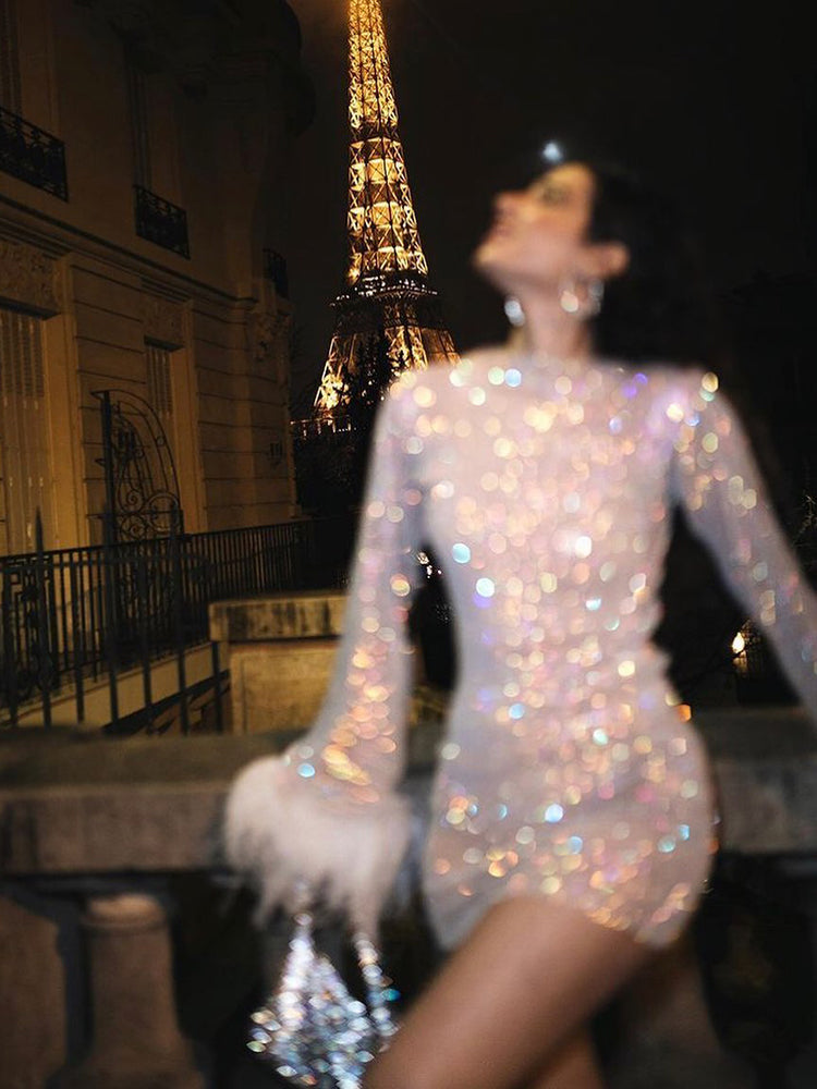 Women's Sparkly Evening Dress