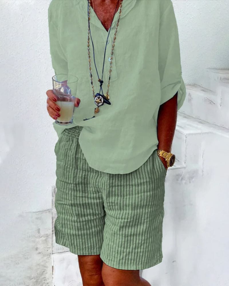 Women's Striped Breezy Shorts
