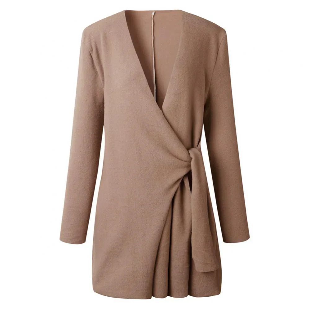 Women's Tie-Belt Cardigan for Autumn & Winter