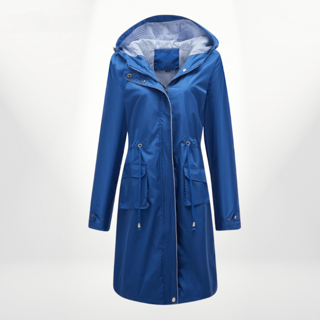 Women's Waterproof Over-the-Knee Trench Coat