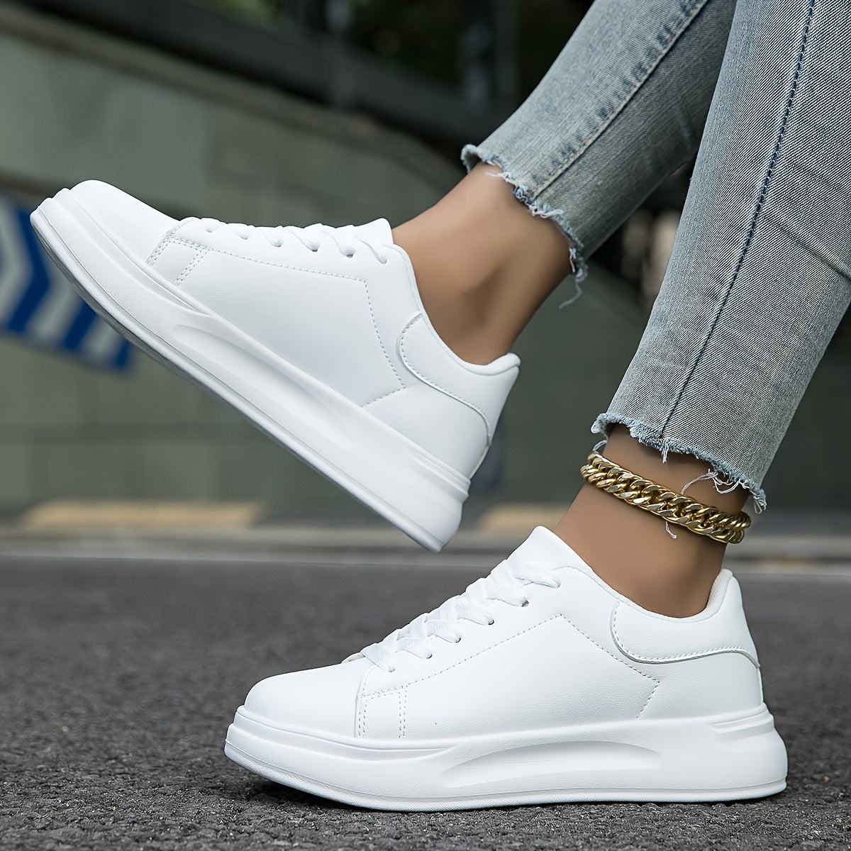 Women's White Sneakers
