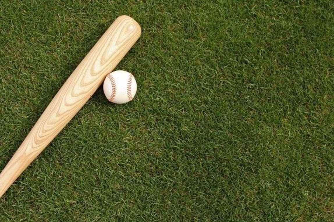 Wooden Baseball Bat with Ball