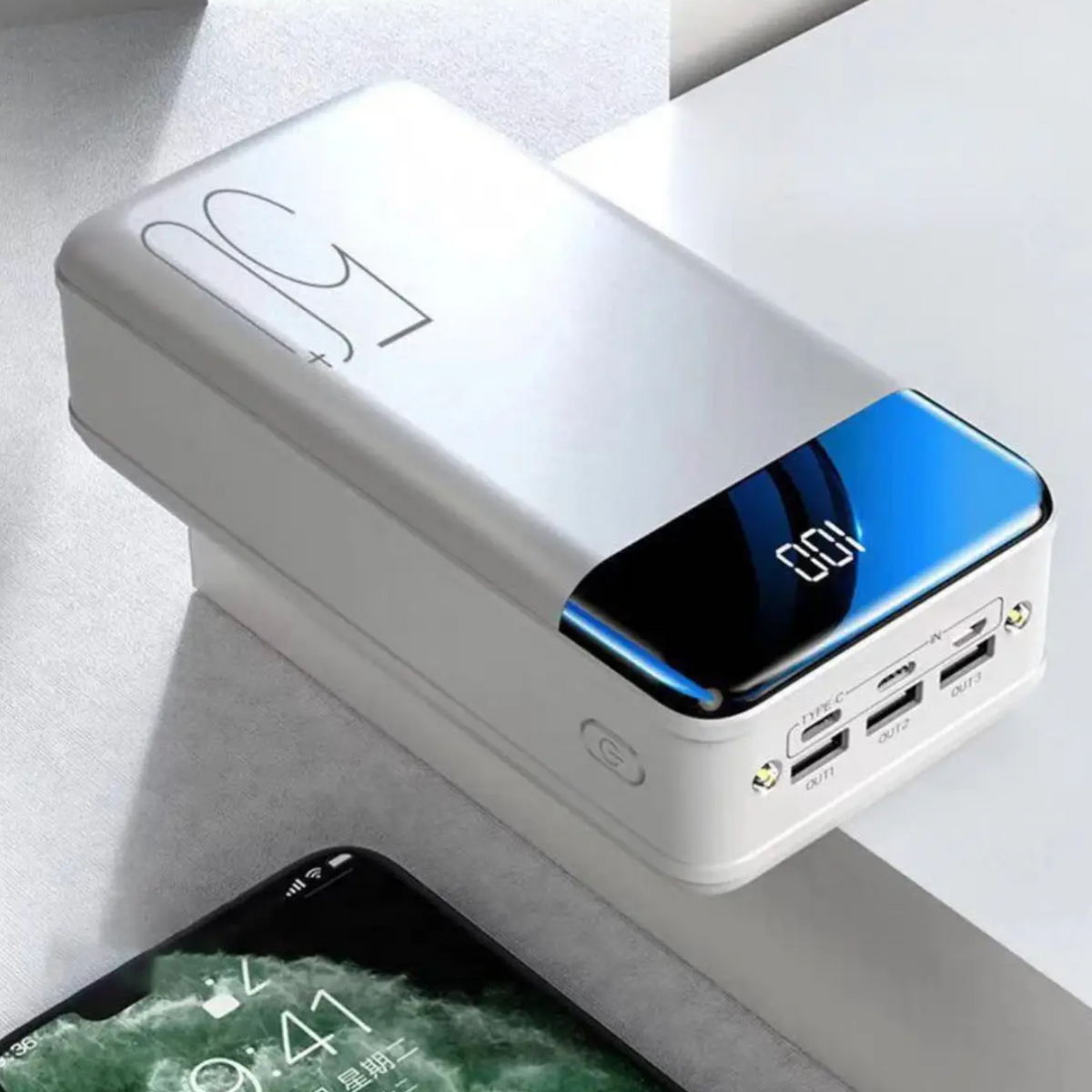 100,000mAh Power Bank with Fast Charging Ports