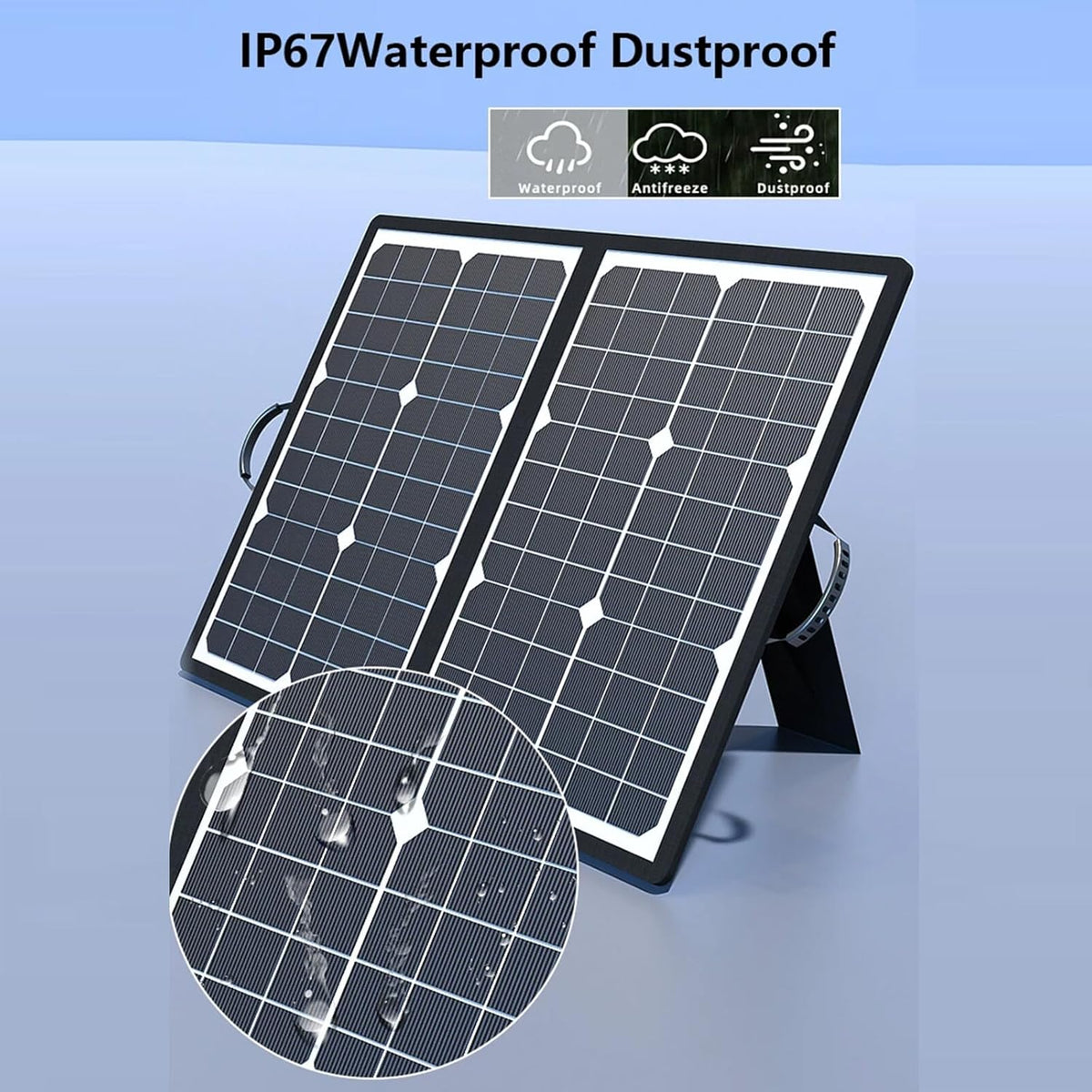 1000W Foldable Solar Panel Kit – Portable Off-Grid Power with MPPT Charging