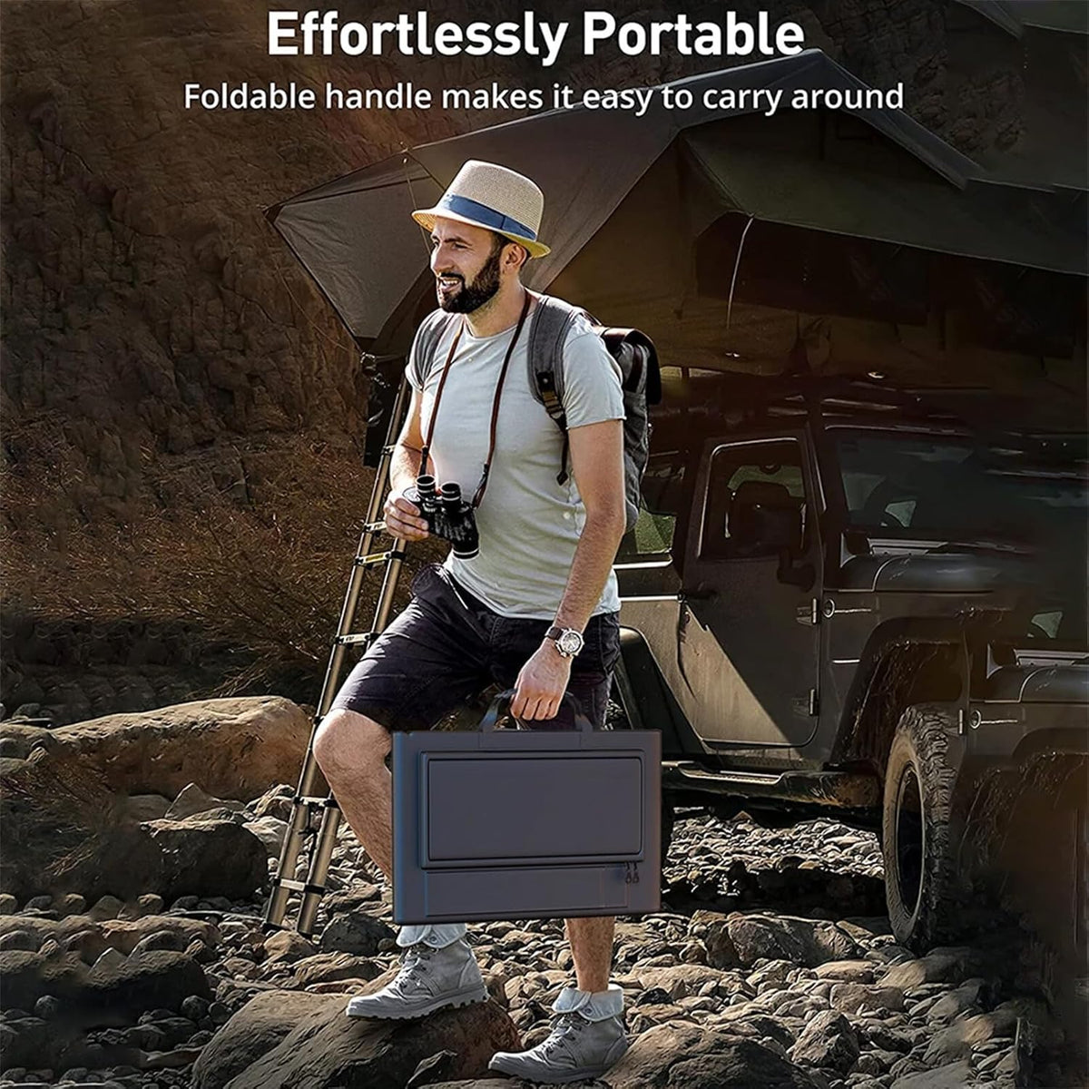 1000W Foldable Solar Panel Kit – Portable Off-Grid Power with MPPT Charging