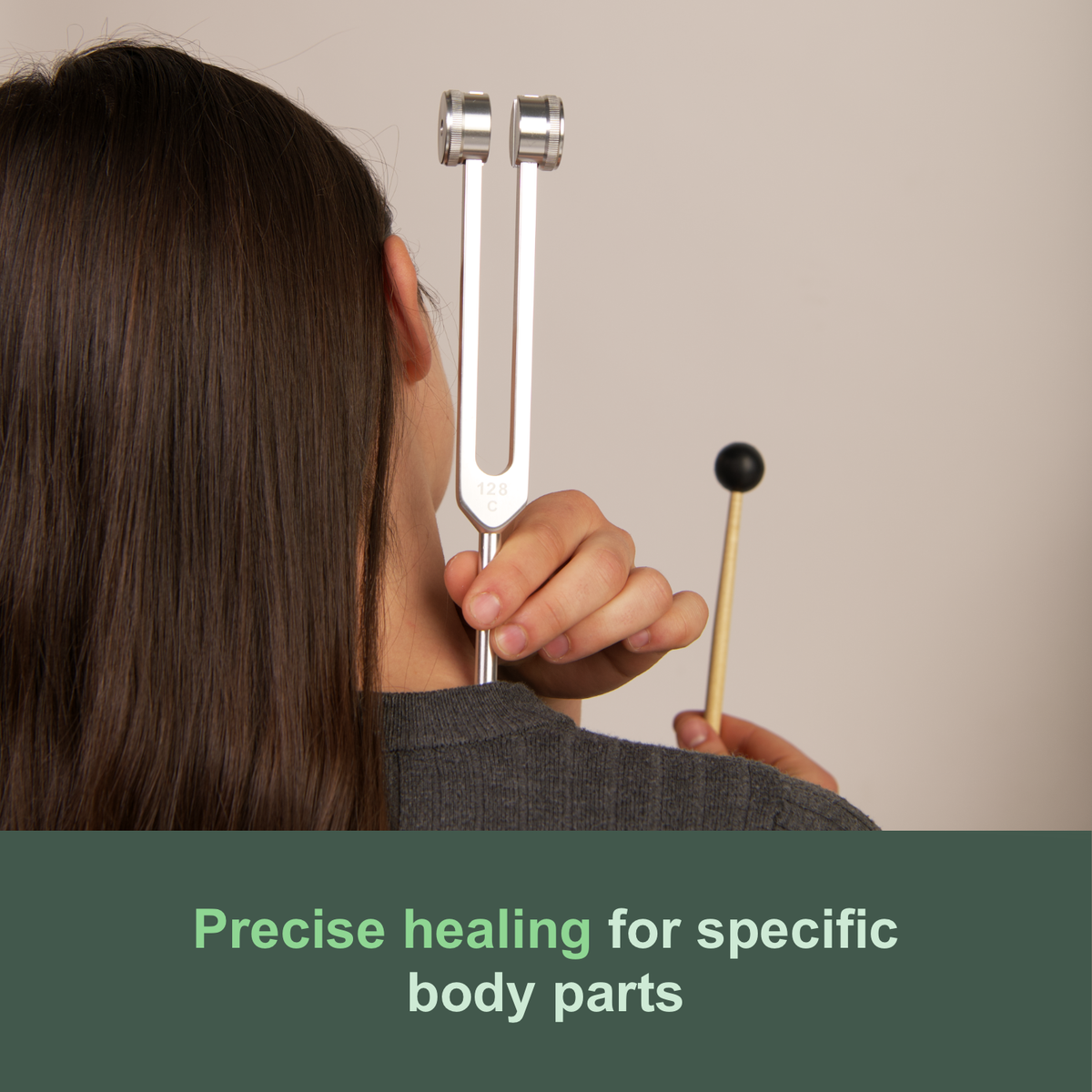 128 Hz Therapeutic Tuning Fork for Sound Therapy