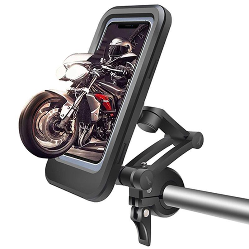 15W Power Bank Waterproof Bike Handlebar Mount Phone Holder