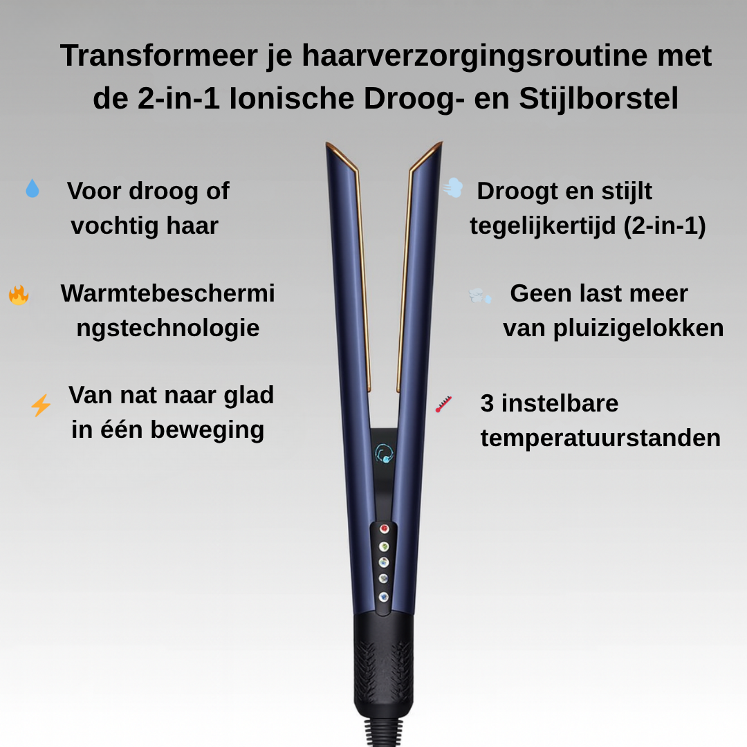 2-in-1 Ionic Hair Dryer and Styling Brush